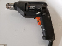 Hand-Power Drill and Wood Bits