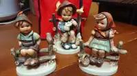 3 vintage Hummul Goebel German Figurines