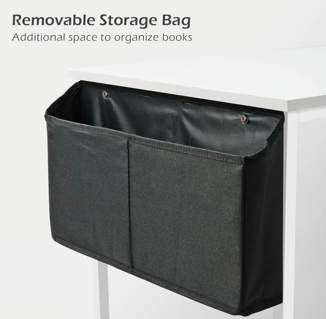 Brand New in Box 47” Computer Desk w/ Storage Bag, White in Desks in City of Toronto - Image 3
