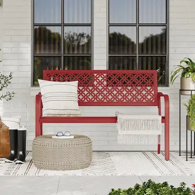 Steel Garden Bench, View more