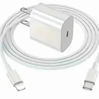 Chargeur applePD FFast Haute Puissance 20 W + Câble Pour Câble D