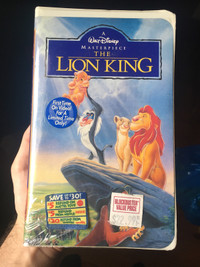 Disney lion king sealed vhs