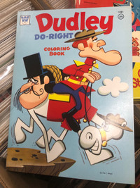 Dudley Do Right Coloring Book 1972 Whitman 