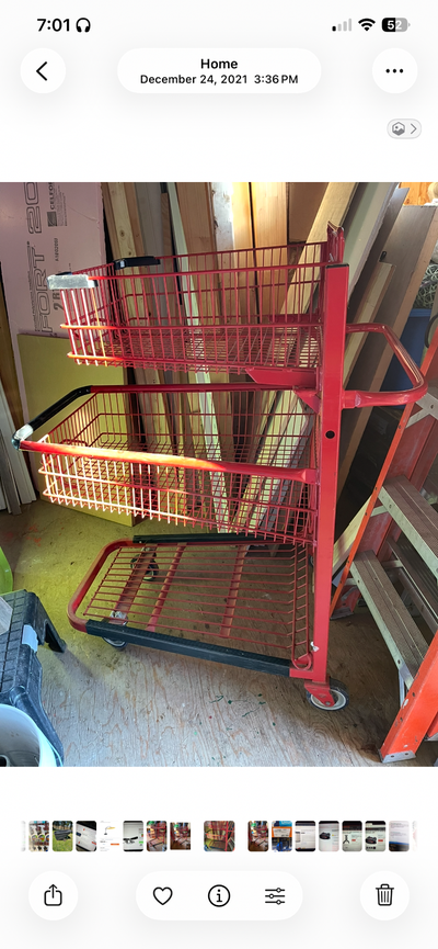 Great shape, big, from Target, It was bought when they left, not stolen!