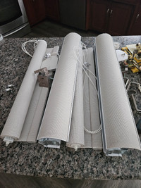 French door window blinds