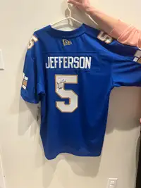 Blue Bombers BNWT Signed Jefferson jersey XL