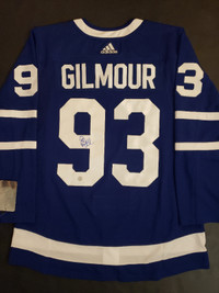 Doug Gilmour Autographed Toronto Maple Leafs Adids Jersey FP COA