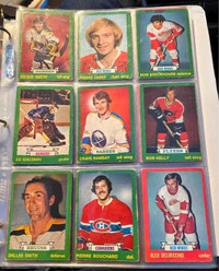 1973 OPC Partial hockey card set (80 cards total)