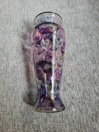 Purple Floral Vase