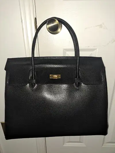 Brand New Holt Renfrew Black Leather Bag, View more
