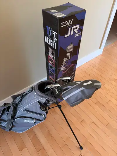 NEW IN BOX Left LH Powerbilt JUNIOR GOLF CLUB SET WITH BAG 9-12, View more