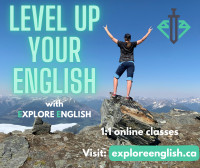 Fun English Lessons with Experienced Tutor (12+ yrs)