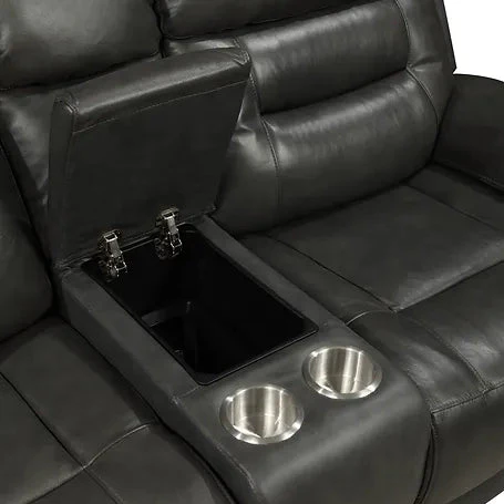 New 3-Piece Manual Recliner Set In Air Leather Upholstery Sale in Chairs & Recliners in Kingston - Image 3