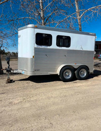 2 horse Angle haul trailer