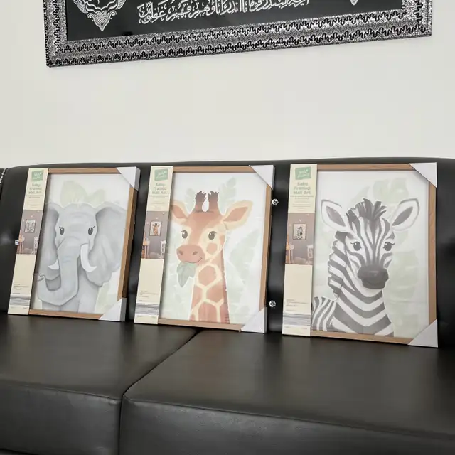 LARGE NURSERY FRAMED WALL ART  in Home Décor & Accents in St. Catharines - Image 2