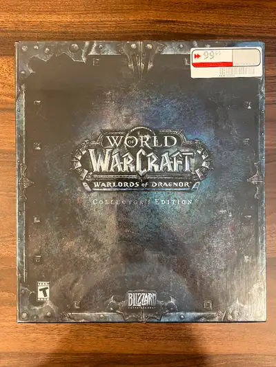 This is a brand new, sealed, World of Warcraft Warlords of Draenor Collector's Edition. Might be ope...
