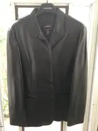 Men’s Black Leather Blazer/Jacket - 2XL Brand New Never worn