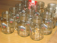12 New Coors Banquet 20 oz Glass Mugs with Handle