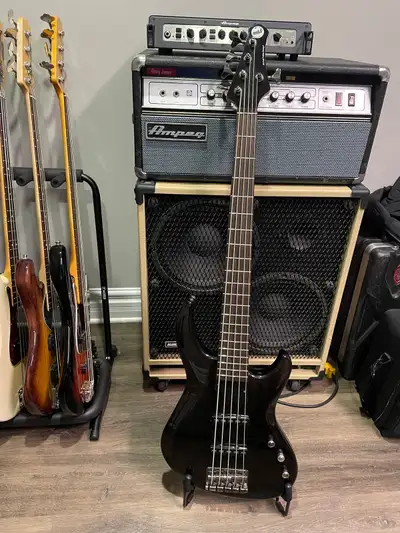 2010 all-passive 5-string Jazz-style bass. This thing is a metal monster! Fantastic slap tone too, l...