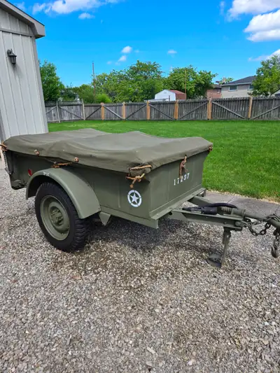 1947 Bantam Military trailer, restored in 2020, only used a couple of times for parades and vehicle...