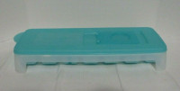 Tupperware - Fresh N Pure Ice Cube Tray Sheer With Tropical Blue