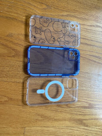 Three cases for iPhone 11/ trois cases pour iPhone 11 