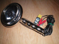 Lampe (spot) à brancher sur bornes de batterie 12 V avec  pinces