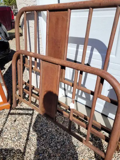 Old bed frame that would look great in your garden.