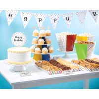 ●☆●CHECK MY ADS • NEW PARTY TABLE SET DISPOSABLE CUPCAKE STANDS