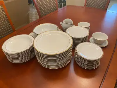 Fine China Dinner Set with fold, View more