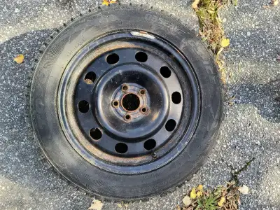 Set of 4 winter tires with steel rims. Used less than 1 season on my wife's 2016 Ford Escape. In exc...