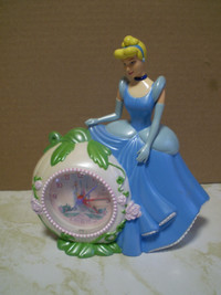 CINDERELLA ANALOG CLOCK AND COIN BANK