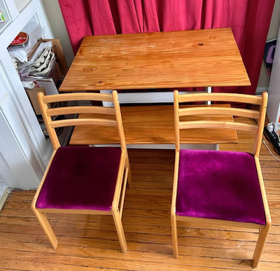Picnic Style Kitchen Table + Chairs + Bench, View more