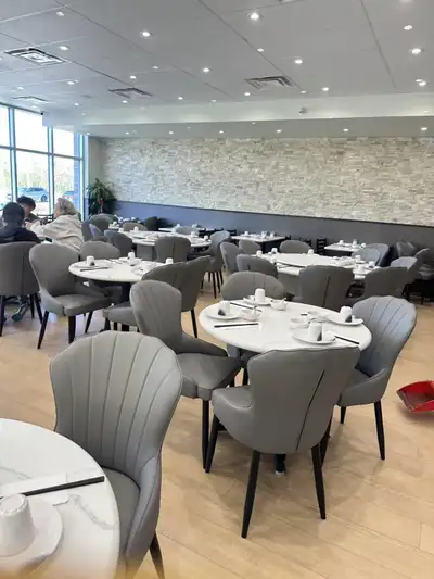 One of most heavy duty dining chairs Anti-scratch thick PU leather Thicker back pads and seat pads E...