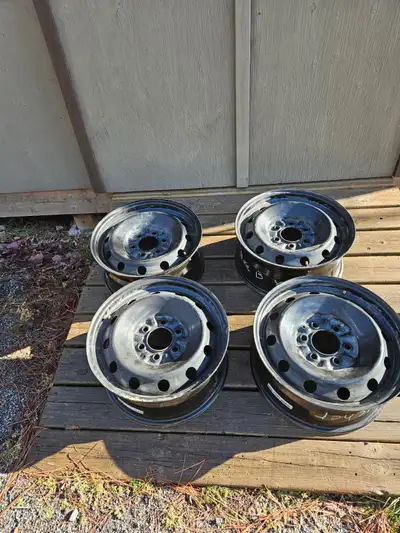 For Sale- I have 4 x 17" winter rims like new used one winter and came off a 2021 Ford F150 -6x135mm...