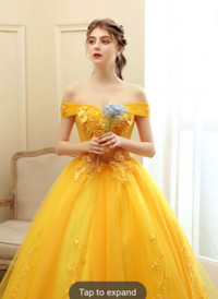 New Yellow ball gown - Belle