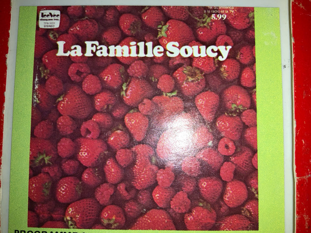 8 TRACK-musique- LA FAMILLE SOUCY- Les fraises et les framboises dans Autre  à Ville de Montréal - Image 2