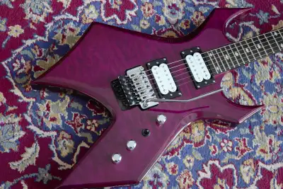 B.C. Rich NJ Series NT (Neck-thru) Warlock w/ Maple Quilt Top, View more