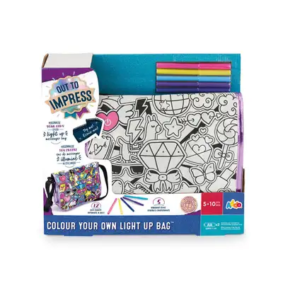 Out to Impress Color Your Own Light Up Bag Unique $30, View more