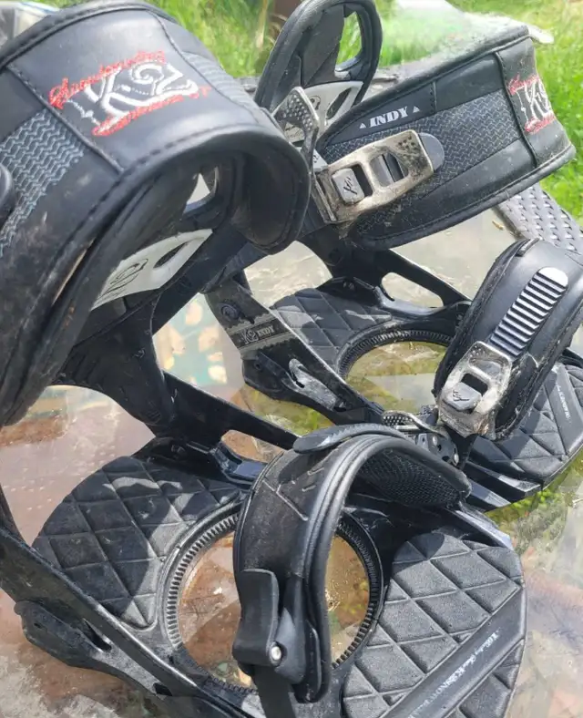 Indy K2 Snowboard Boot bindings . Sports equipment. Snow. in Snowboard in St. Albert - Image 2