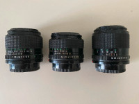 Canon FD, FDn 28 to 300mm, Prime and Zoom Lenses