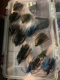 Bass Flipping jig lot $55