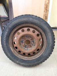 4 winter tires on steel rims 195/60 r15
