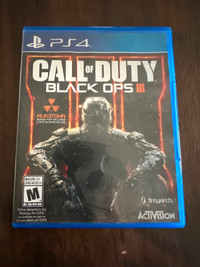COD BO3 and NHL 18 PS4 Games