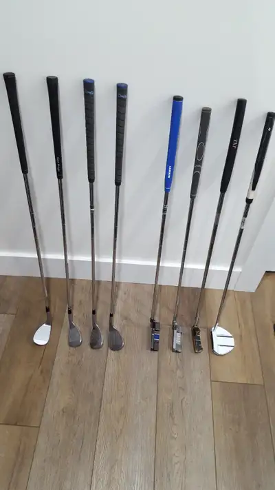 Mostly Left Hand + One Right Right Hand : Taylormade - Z TP 56 Deg. Wedge - $60 Left Hand : Clevelan...