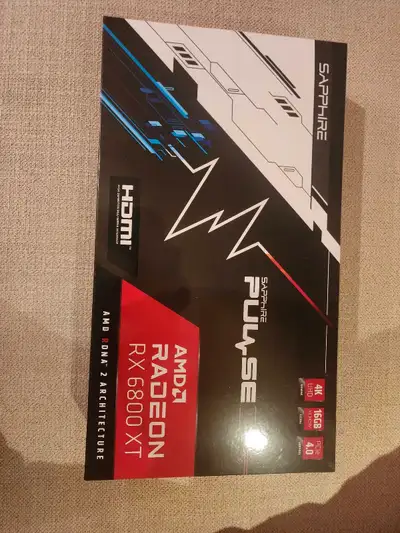 Sapphire Pulse RX 6800 XT GPU - like new in box, View more