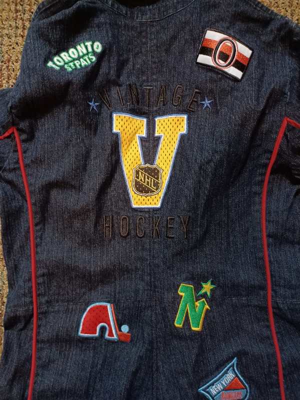 vintage hockey jean jumpsuit in Arts & Collectibles in London - Image 4