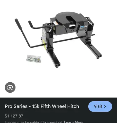 Reese 15,000lb Capacity 5th Wheel Hitch with Slider For more pics or info please message 350obo