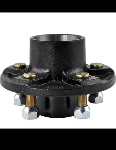 Brand new in box Trailer Hub Kit 5 Bolt 4.5 for 3500 lbs Heavy Duty Trailer Axle 1-1/16'' with 1/2"-...