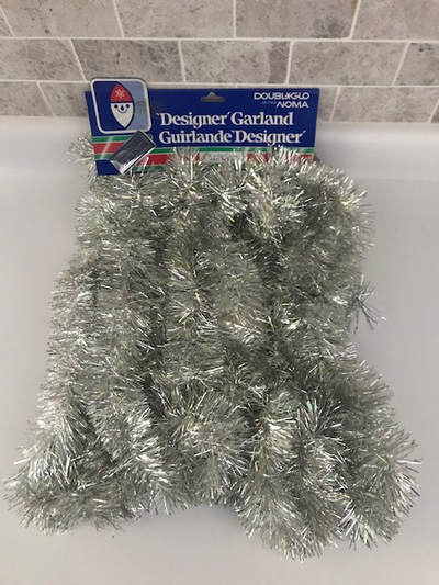 Christmas Silver Garland - 15' New - 75' Used, View more